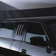 The ultra luxurious exterior of the 2005 S & S Barrington Cadillac 90, 5-door limousine