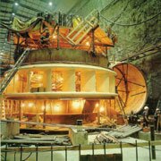 Turbine assembly at site - LaGrande,Quebec, Canada.